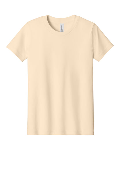 Custom Embroidered Bella + Canvas T-Shirts  in Soft Cream