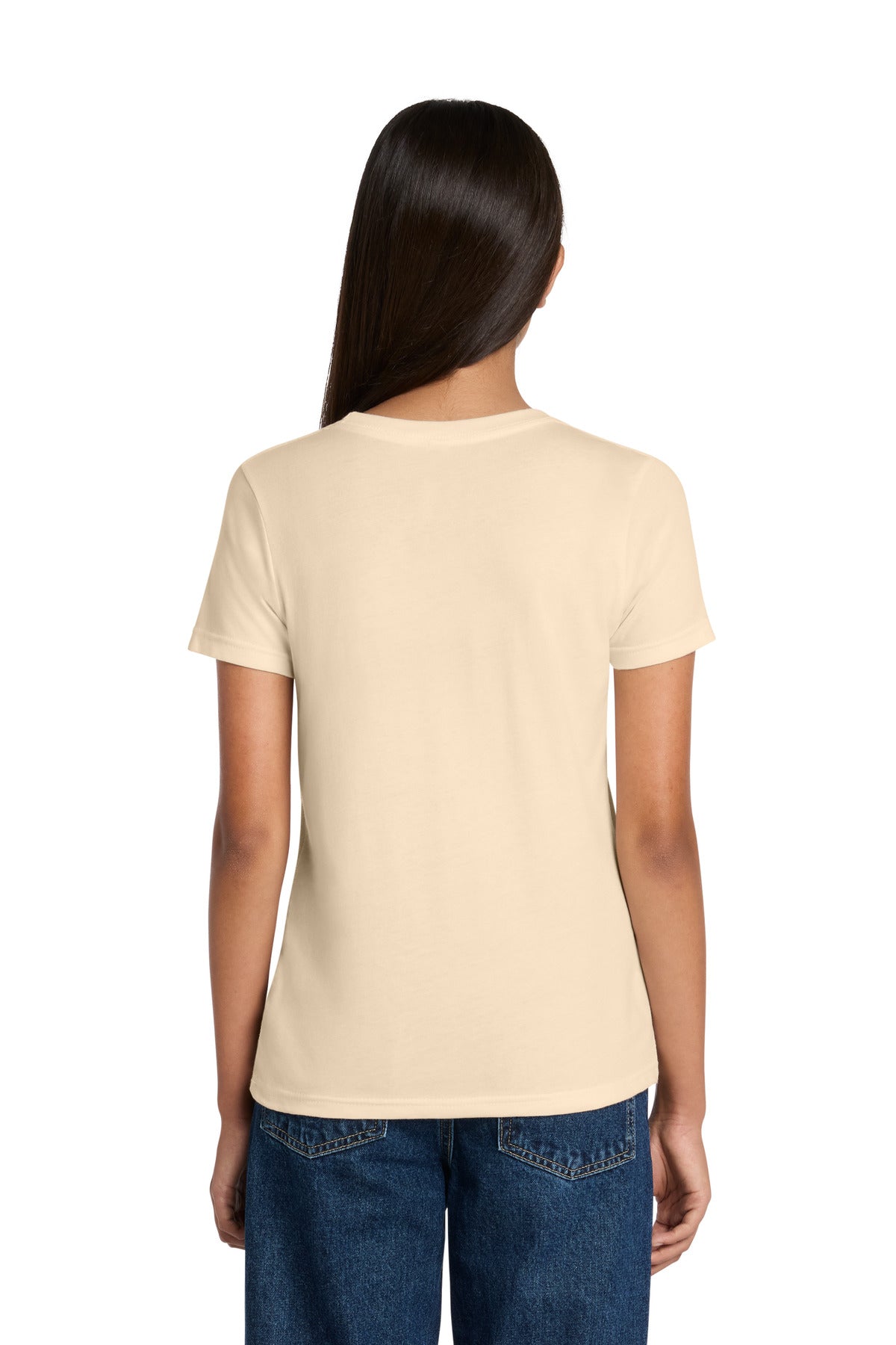 Custom Embroidered Bella + Canvas T-Shirts  in Soft Cream