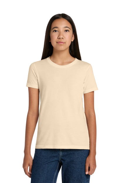 Custom Embroidered Bella + Canvas T-Shirts  in Soft Cream