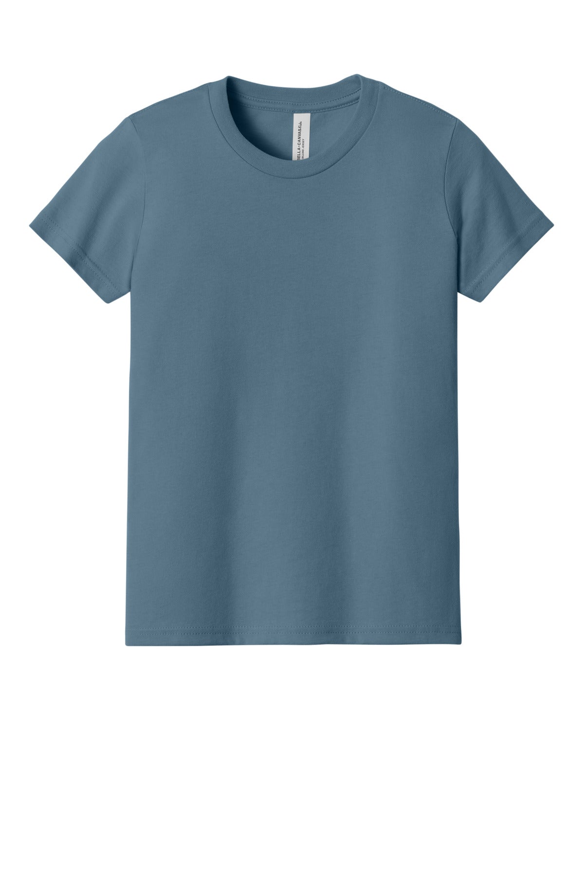 Custom Embroidered Bella + Canvas T-Shirts  in Steel Blue