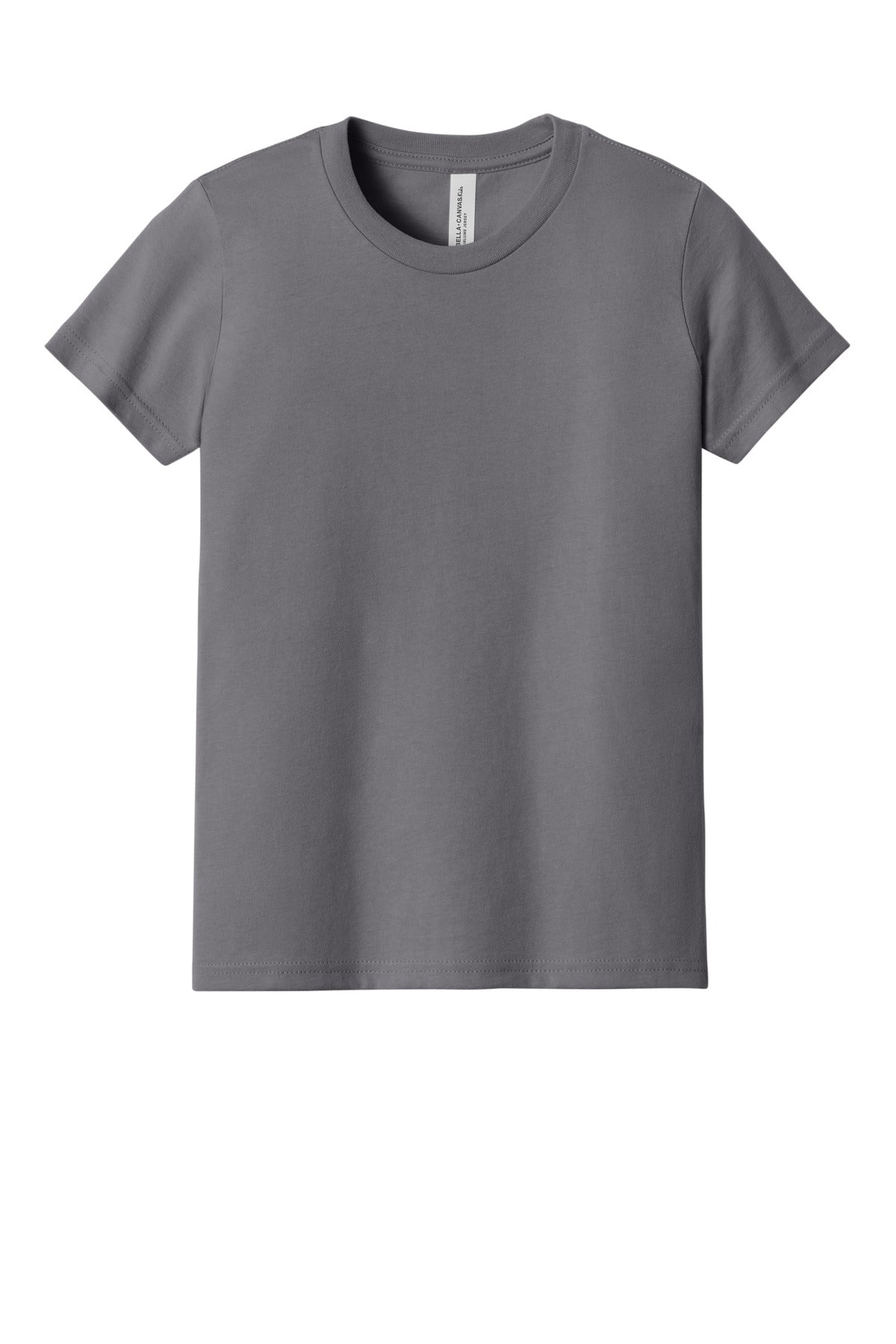 Custom Embroidered Bella + Canvas T-Shirts  in Storm