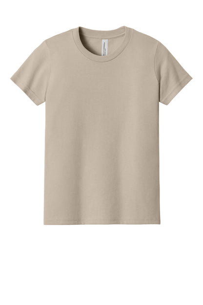 Custom Embroidered Bella + Canvas T-Shirts  in Tan