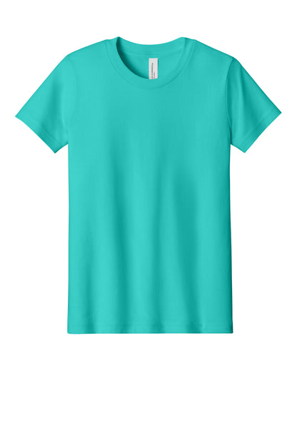 Custom Embroidered Bella + Canvas T-Shirts  in Teal