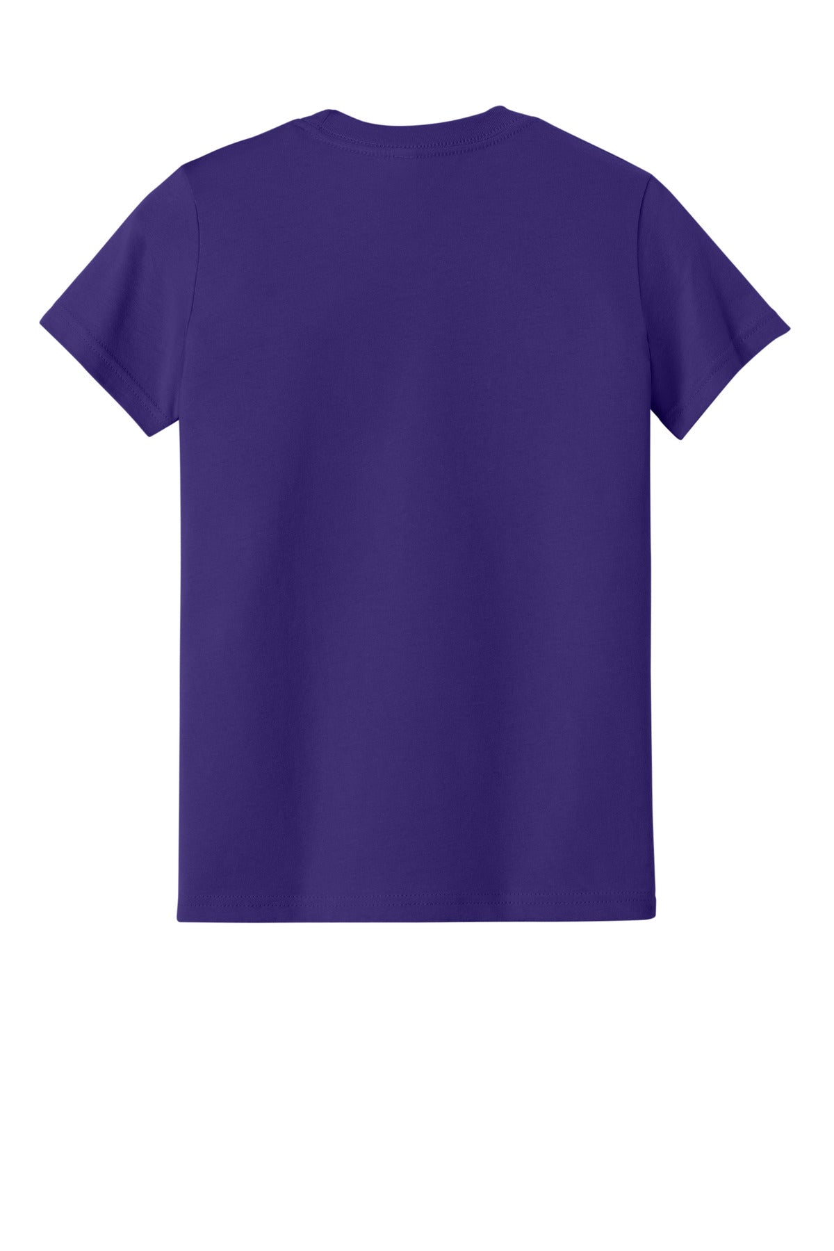 Custom Embroidered Bella + Canvas T-Shirts  in Team Purple