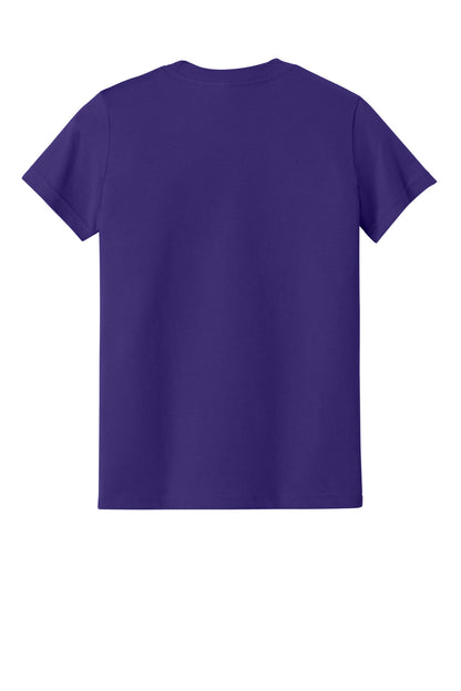 Custom Embroidered Bella + Canvas T-Shirts  in Team Purple