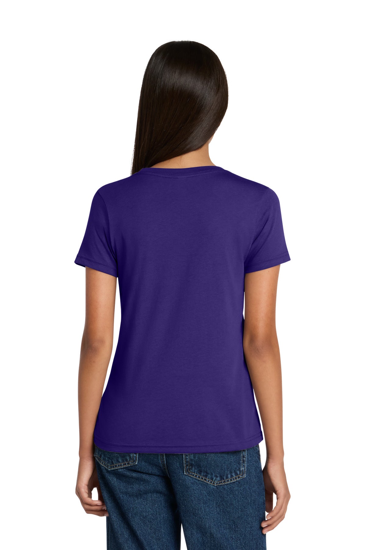 Custom Embroidered Bella + Canvas T-Shirts  in Team Purple