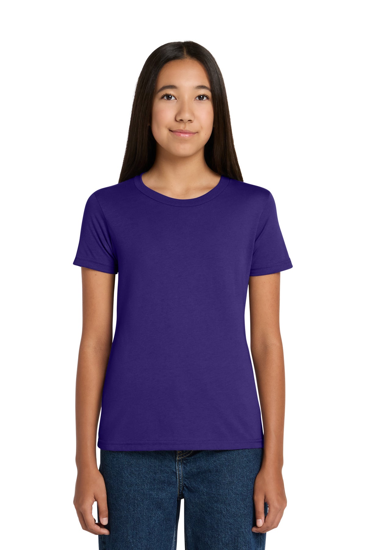 Custom Embroidered Bella + Canvas T-Shirts  in Team Purple