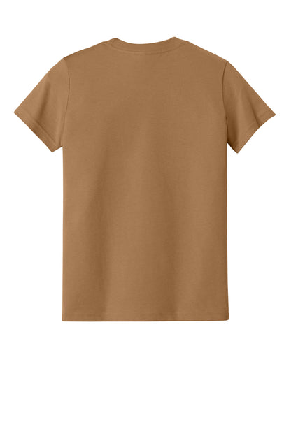 Custom Embroidered Bella + Canvas T-Shirts  in Toast