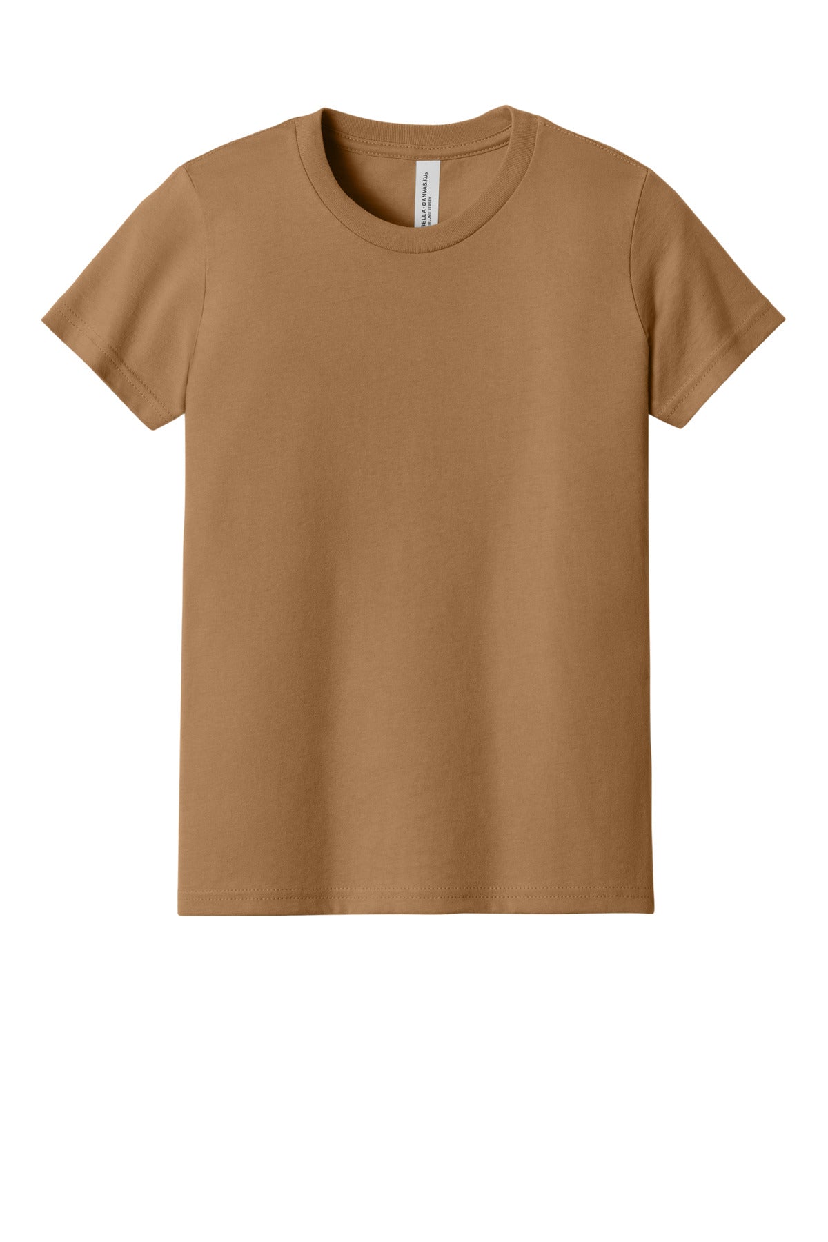 Custom Embroidered Bella + Canvas T-Shirts  in Toast