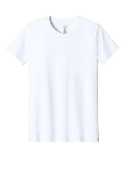 Custom Embroidered Bella + Canvas T-Shirts  in White