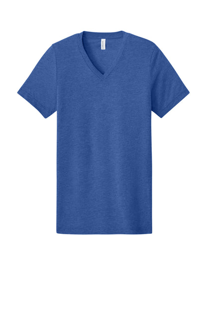 Custom Embroidered Bella + Canvas T-Shirts  in Blue Triblend