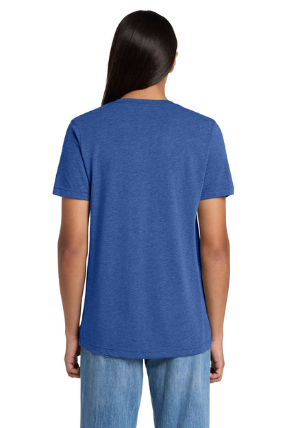Custom Embroidered Bella + Canvas T-Shirts  in Blue Triblend