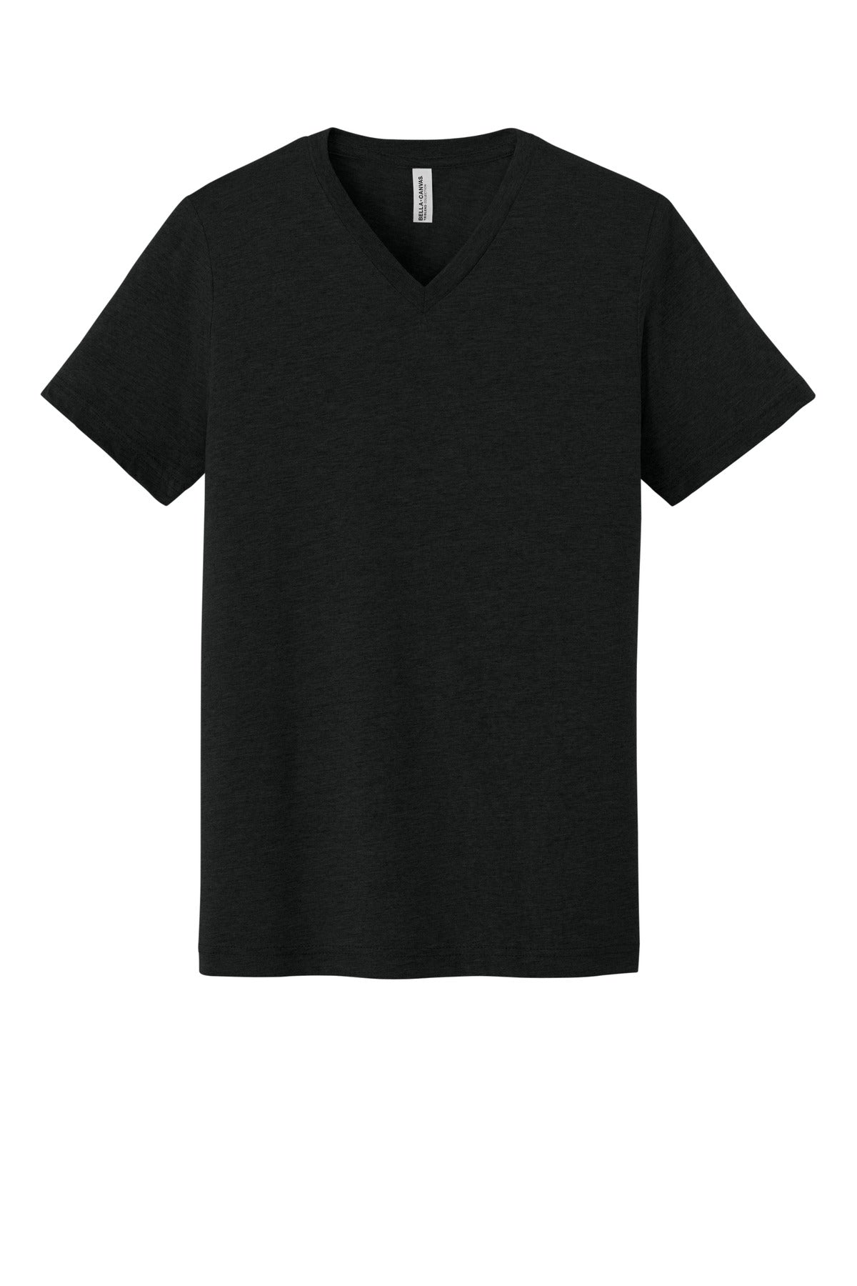 Custom Embroidered Bella + Canvas T-Shirts  in Charcoal-Black Triblend