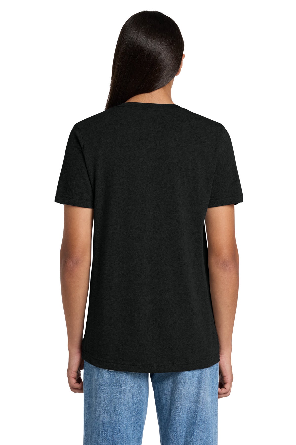 Custom Embroidered Bella + Canvas T-Shirts  in Charcoal-Black Triblend