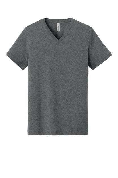 Custom Embroidered Bella + Canvas T-Shirts  in Grey Triblend