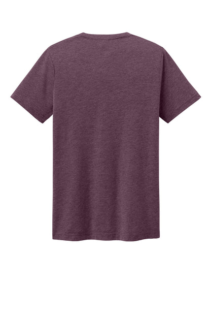 Custom Embroidered Bella + Canvas T-Shirts  in Maroon Triblend