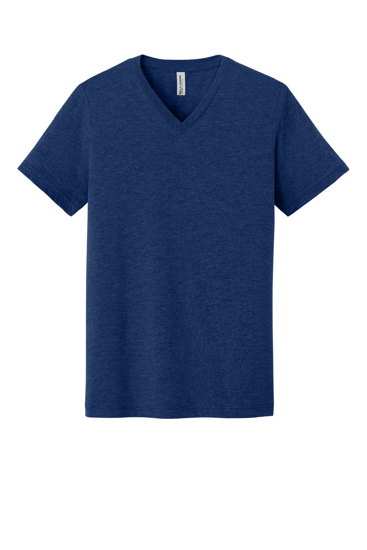 Custom Embroidered Bella + Canvas T-Shirts  in Navy Triblend