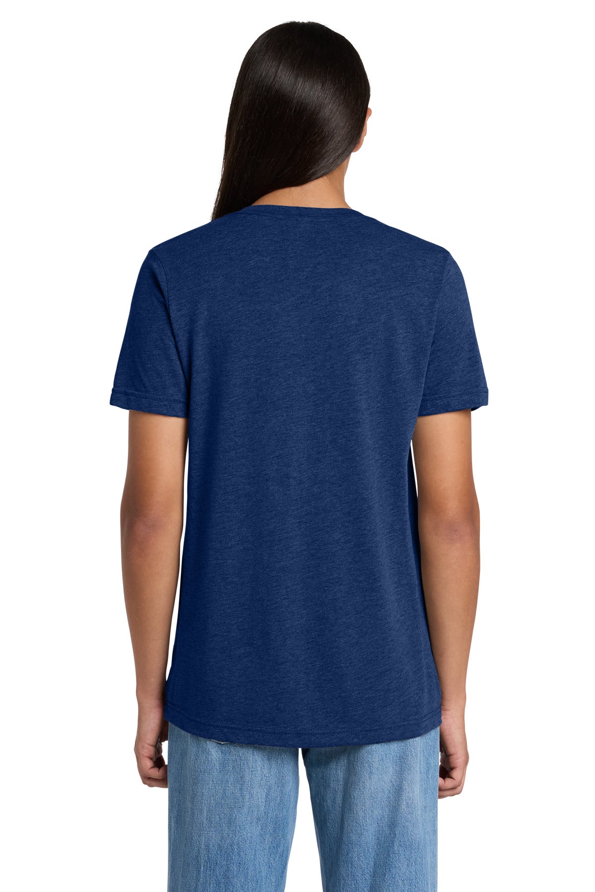 Custom Embroidered Bella + Canvas T-Shirts  in Navy Triblend