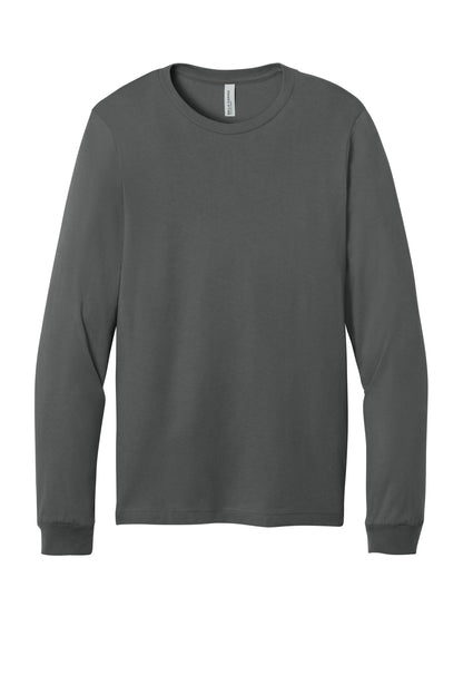 Custom Embroidered Bella + Canvas T-Shirts  in Asphalt