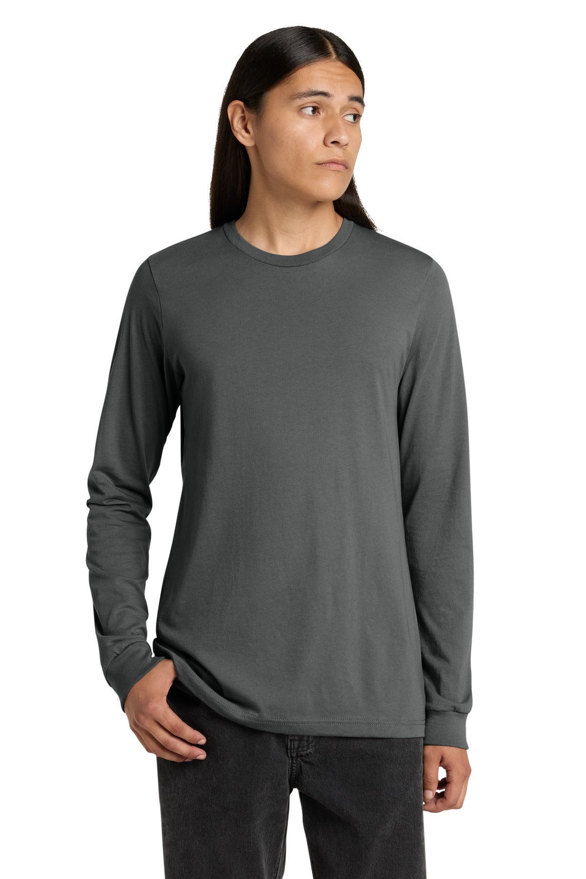 Custom Embroidered Bella + Canvas T-Shirts  in Asphalt