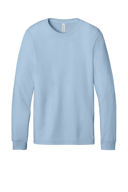 Custom Embroidered Bella + Canvas T-Shirts  in Baby Blue