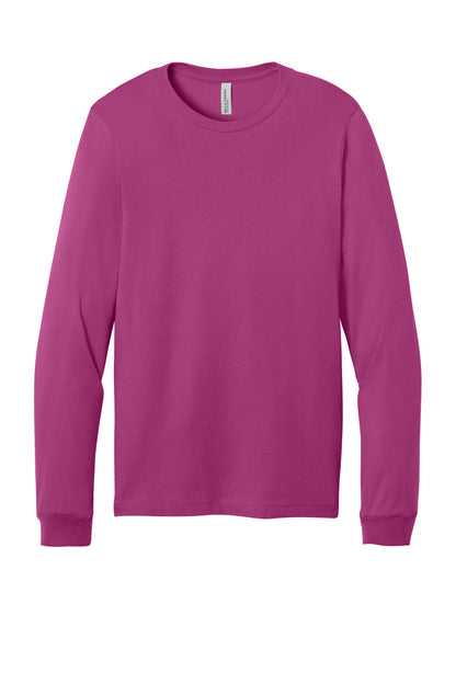 Custom Embroidered Bella + Canvas T-Shirts  in Berry