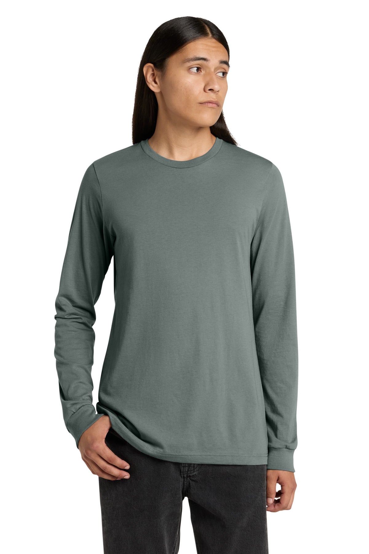 Custom Embroidered Bella + Canvas T-Shirts  in Blue Storm