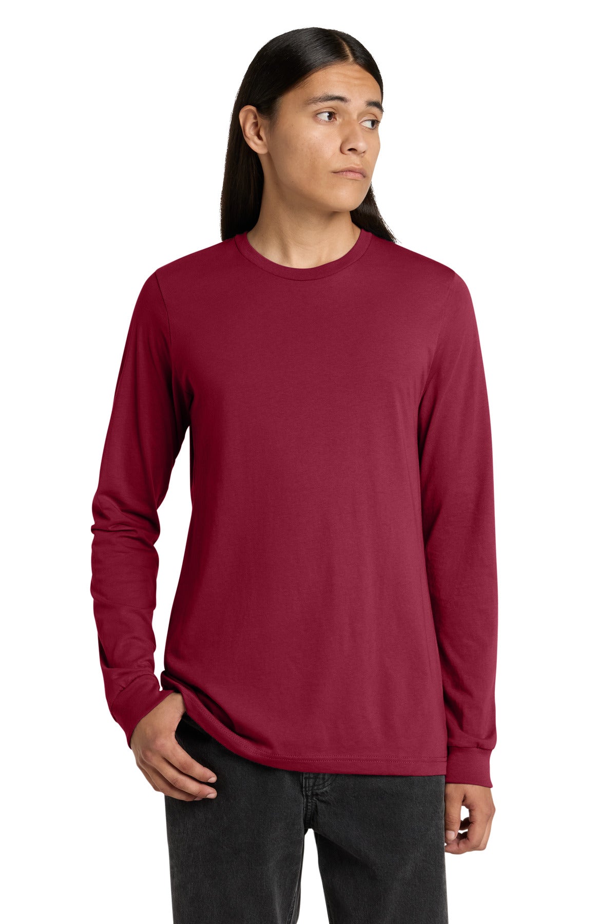 Custom Embroidered Bella + Canvas T-Shirts  in Cardinal