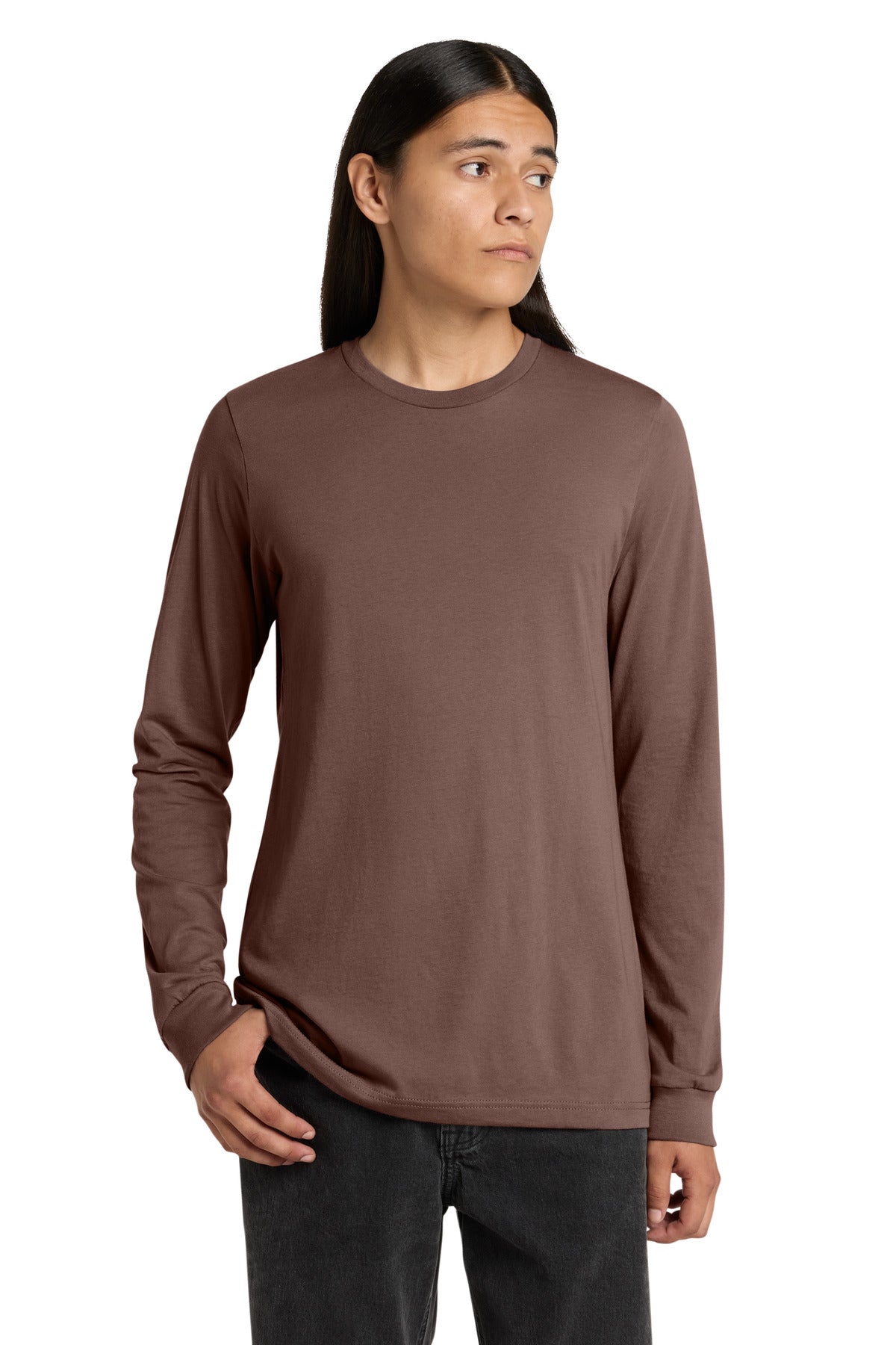 Custom Embroidered Bella + Canvas T-Shirts  in Chestnut