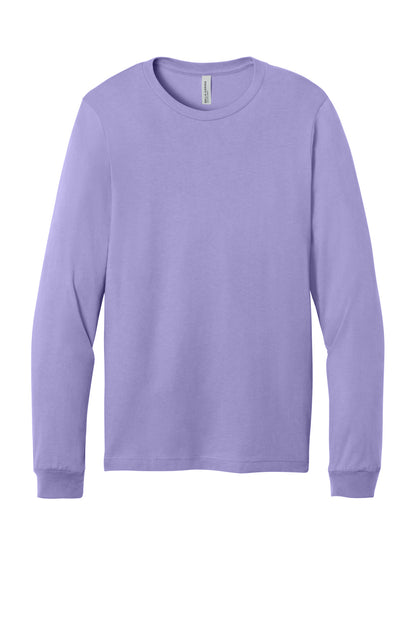 Custom Embroidered Bella + Canvas T-Shirts  in Dark Lavender