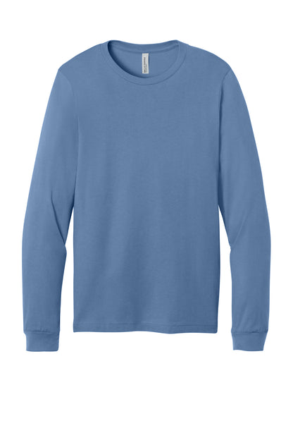 Custom Embroidered Bella + Canvas T-Shirts  in Lavender Blue