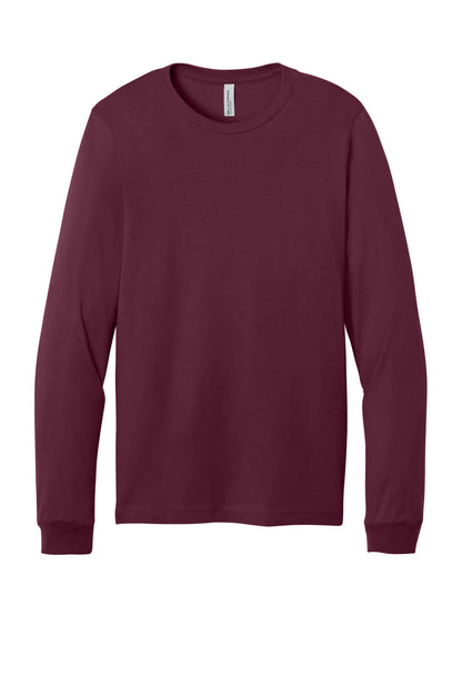 Custom Embroidered Bella + Canvas T-Shirts  in Maroon