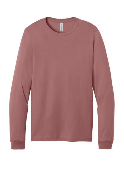 Custom Embroidered Bella + Canvas T-Shirts  in Mauve