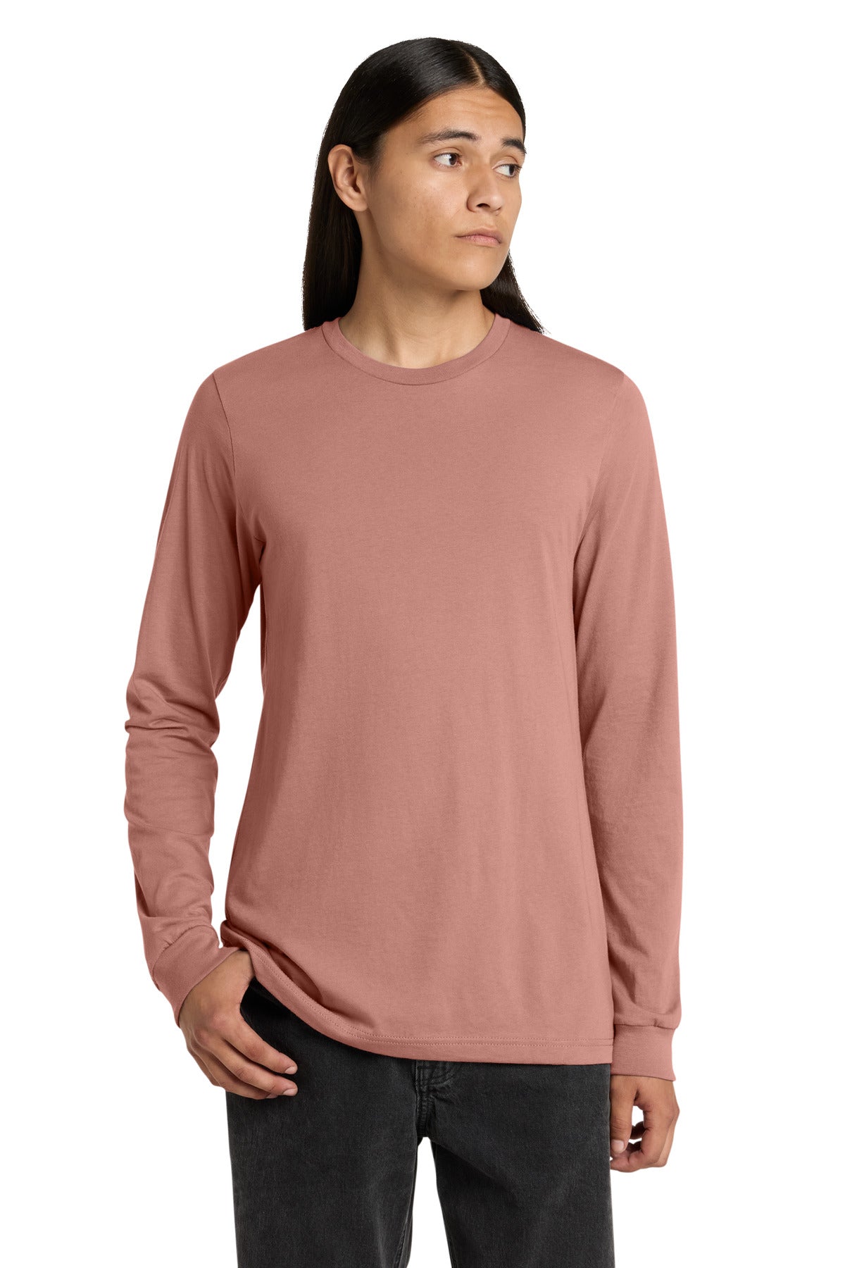 Custom Embroidered Bella + Canvas T-Shirts  in Mauve