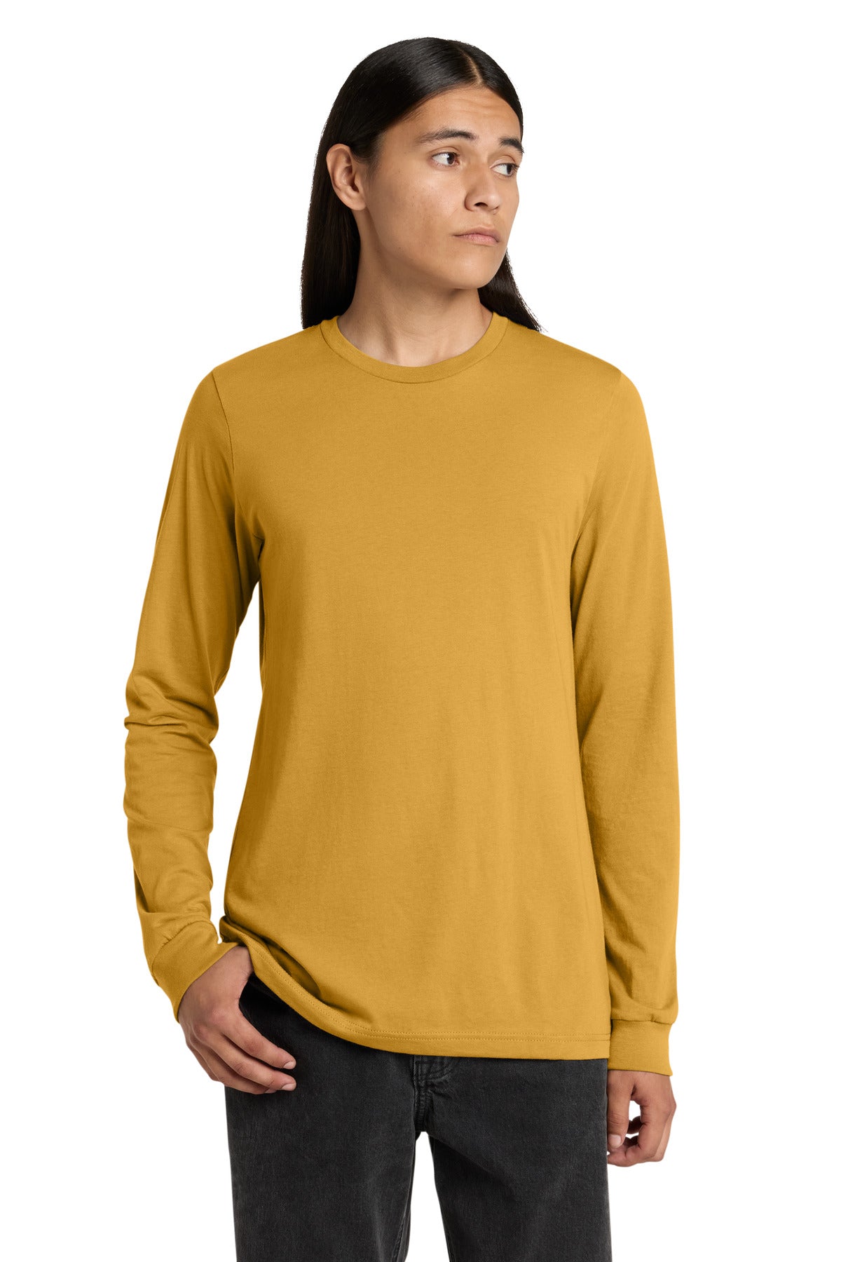 Custom Embroidered Bella + Canvas T-Shirts  in Mustard