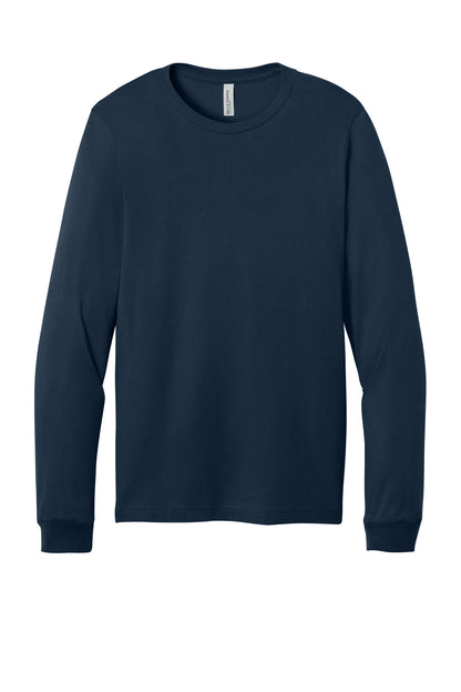 Custom Embroidered Bella + Canvas T-Shirts  in Navy