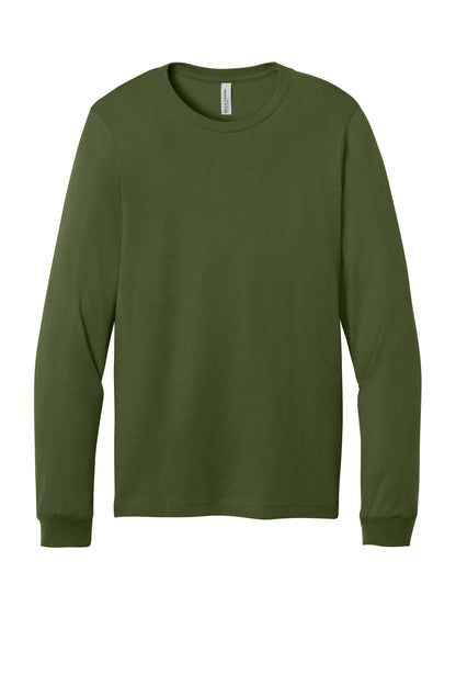 Custom Embroidered Bella + Canvas T-Shirts  in Olive
