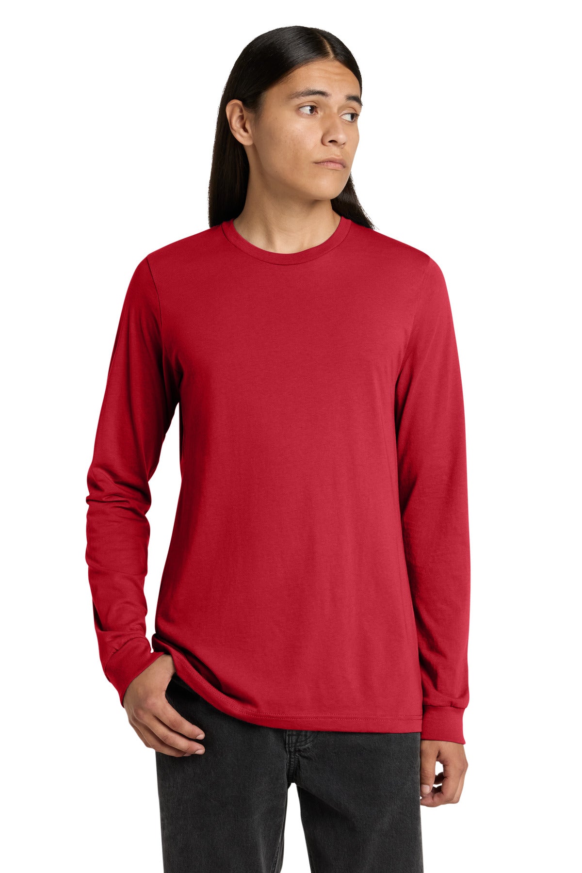 Custom Embroidered Bella + Canvas T-Shirts  in Red