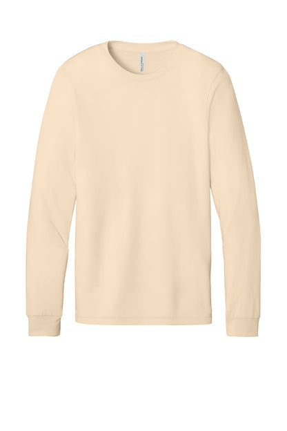 Custom Embroidered Bella + Canvas T-Shirts  in Soft Cream