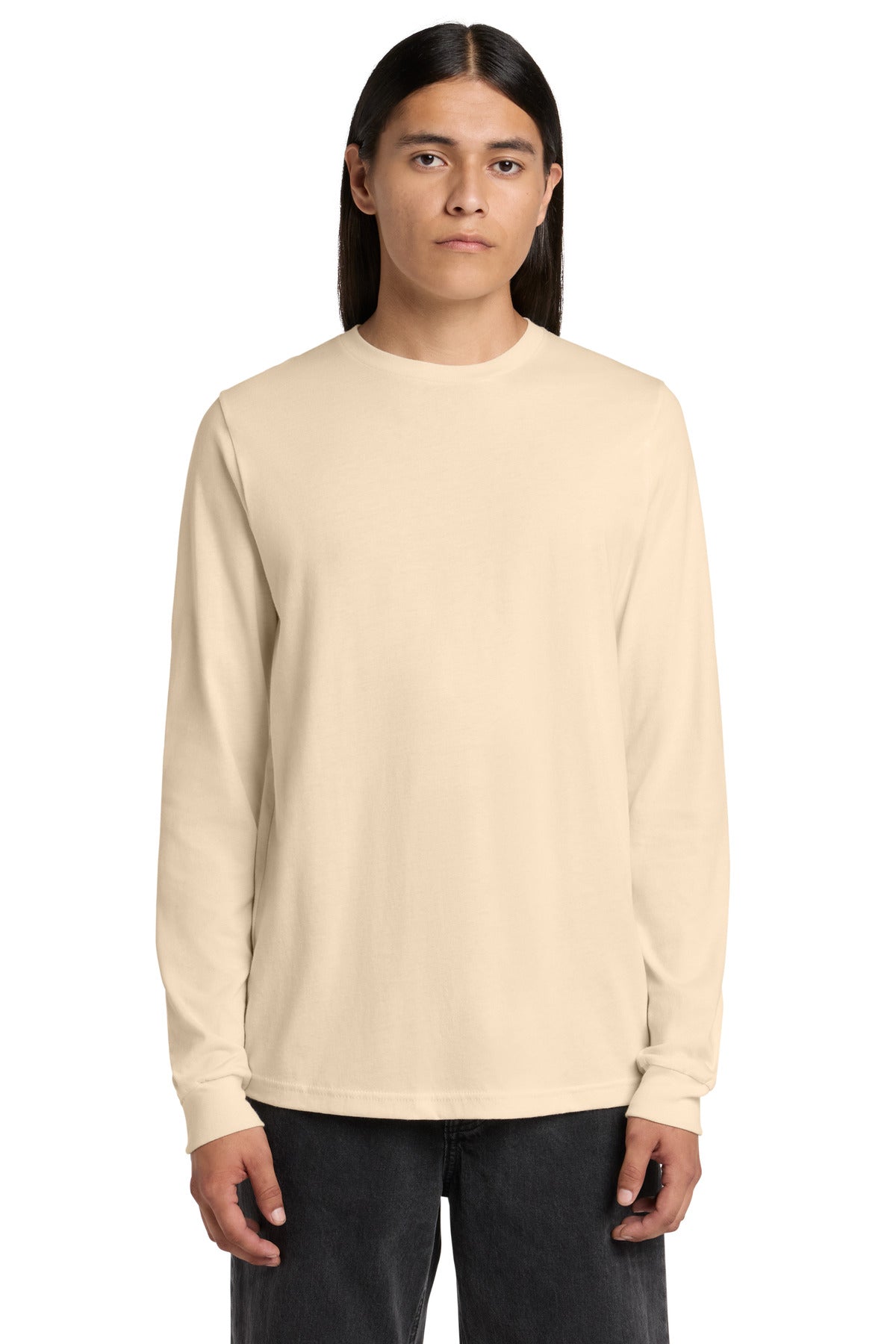 Custom Embroidered Bella + Canvas T-Shirts  in Soft Cream