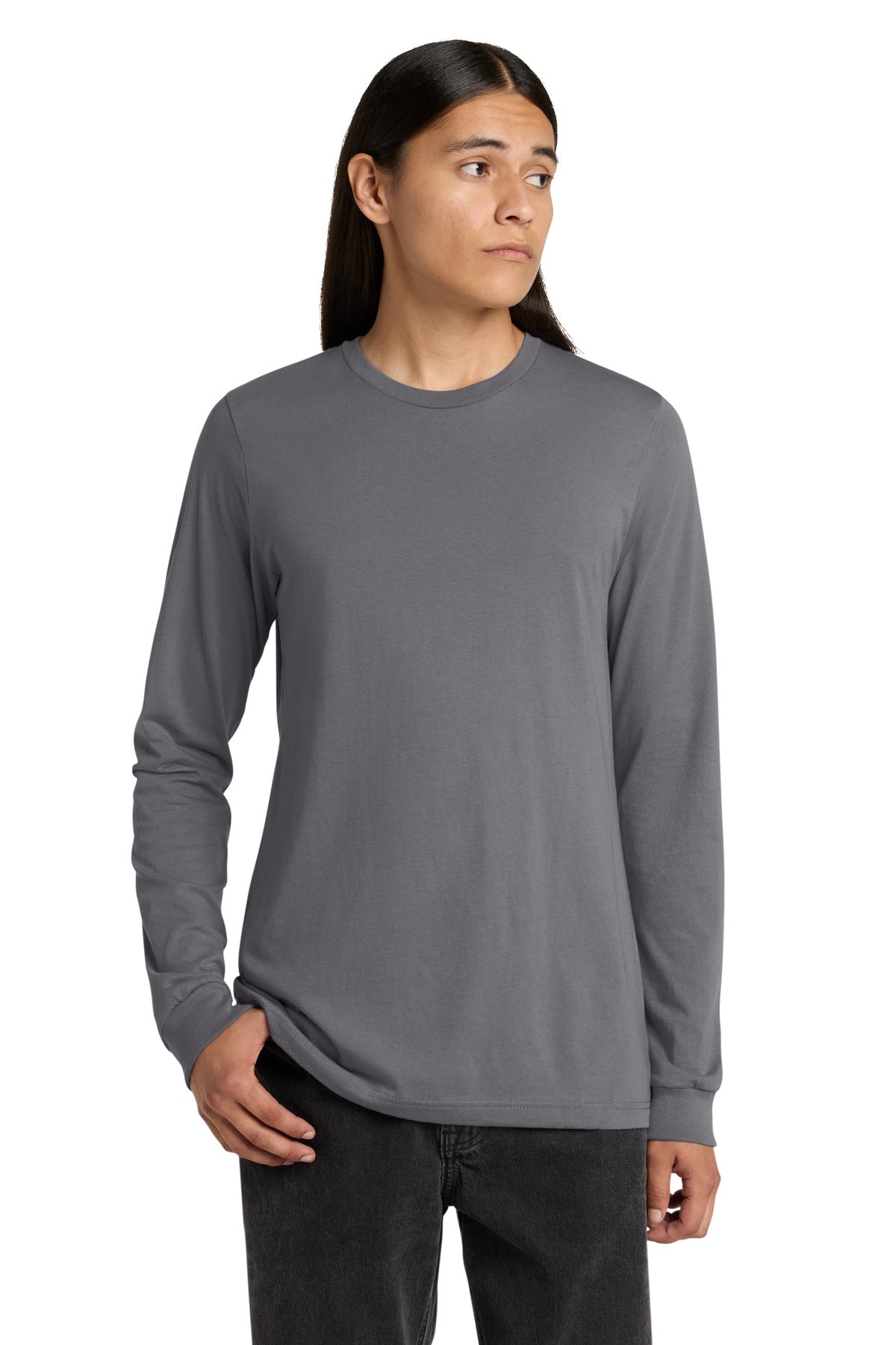 Custom Embroidered Bella + Canvas T-Shirts  in Storm