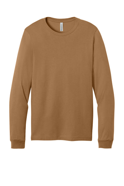 Custom Embroidered Bella + Canvas T-Shirts  in Toast