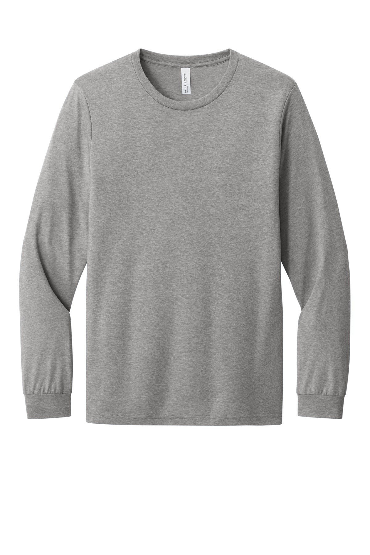 Custom Embroidered Bella + Canvas T-Shirts  in Athletic Grey Triblend