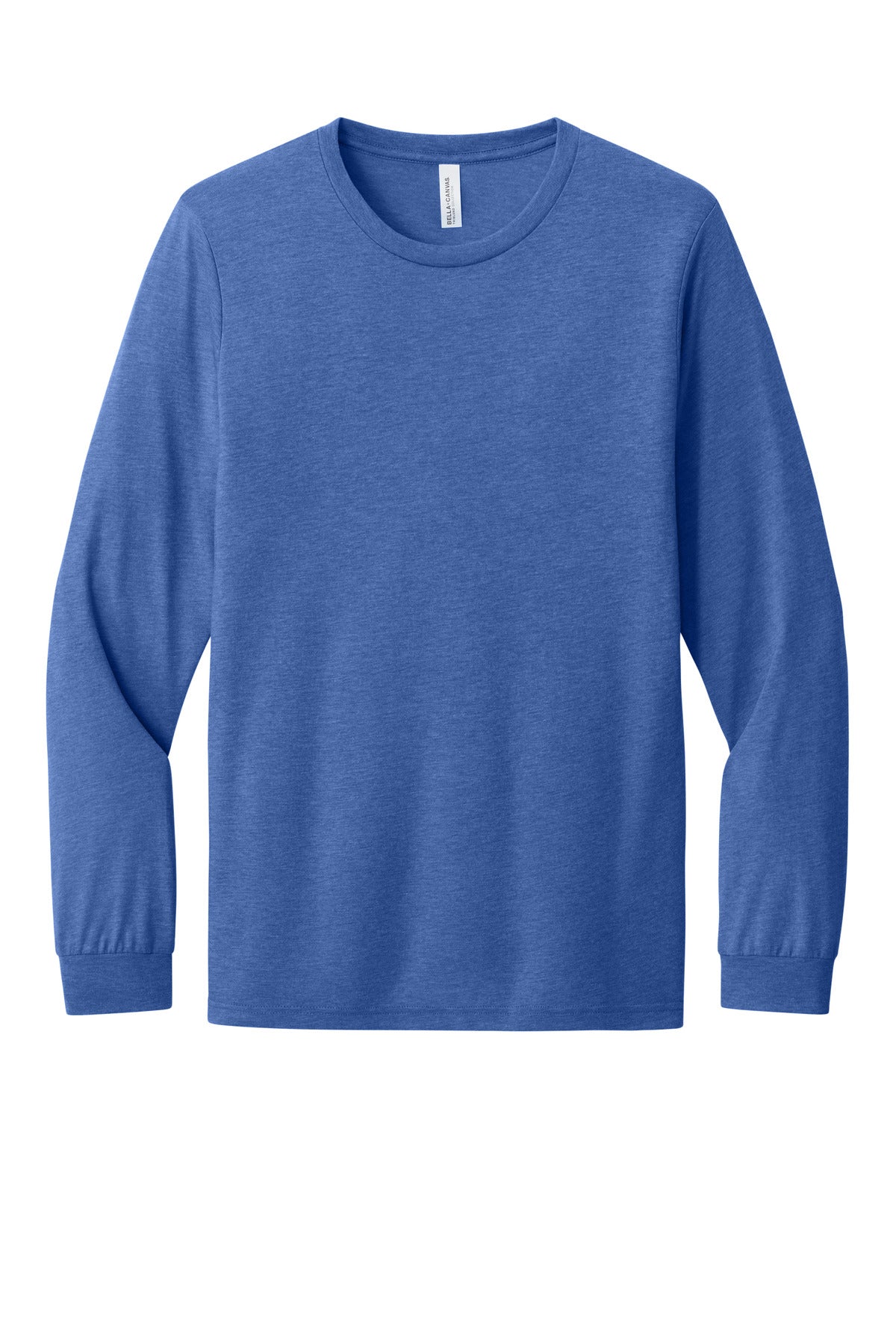 Custom Embroidered Bella + Canvas T-Shirts  in Blue Triblend