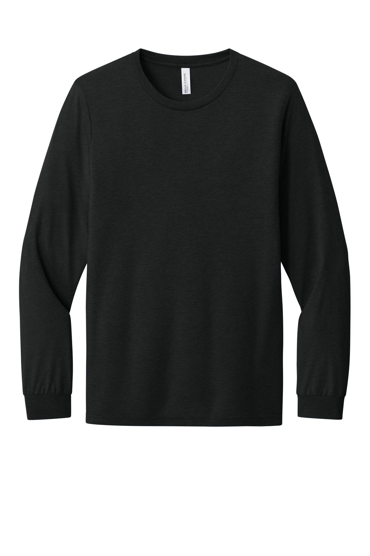 Custom Embroidered Bella + Canvas T-Shirts  in Charcoal-Black Triblend