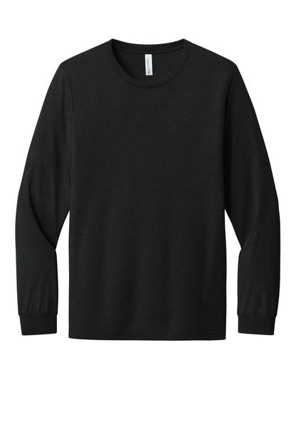 Custom Embroidered Bella + Canvas T-Shirts  in Charcoal-Black Triblend