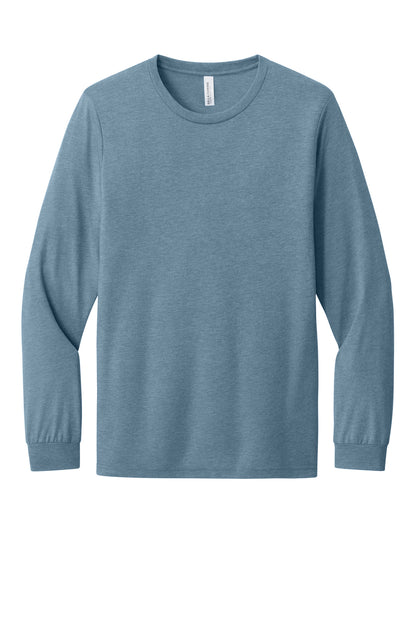 Custom Embroidered Bella + Canvas T-Shirts  in Denim Triblend
