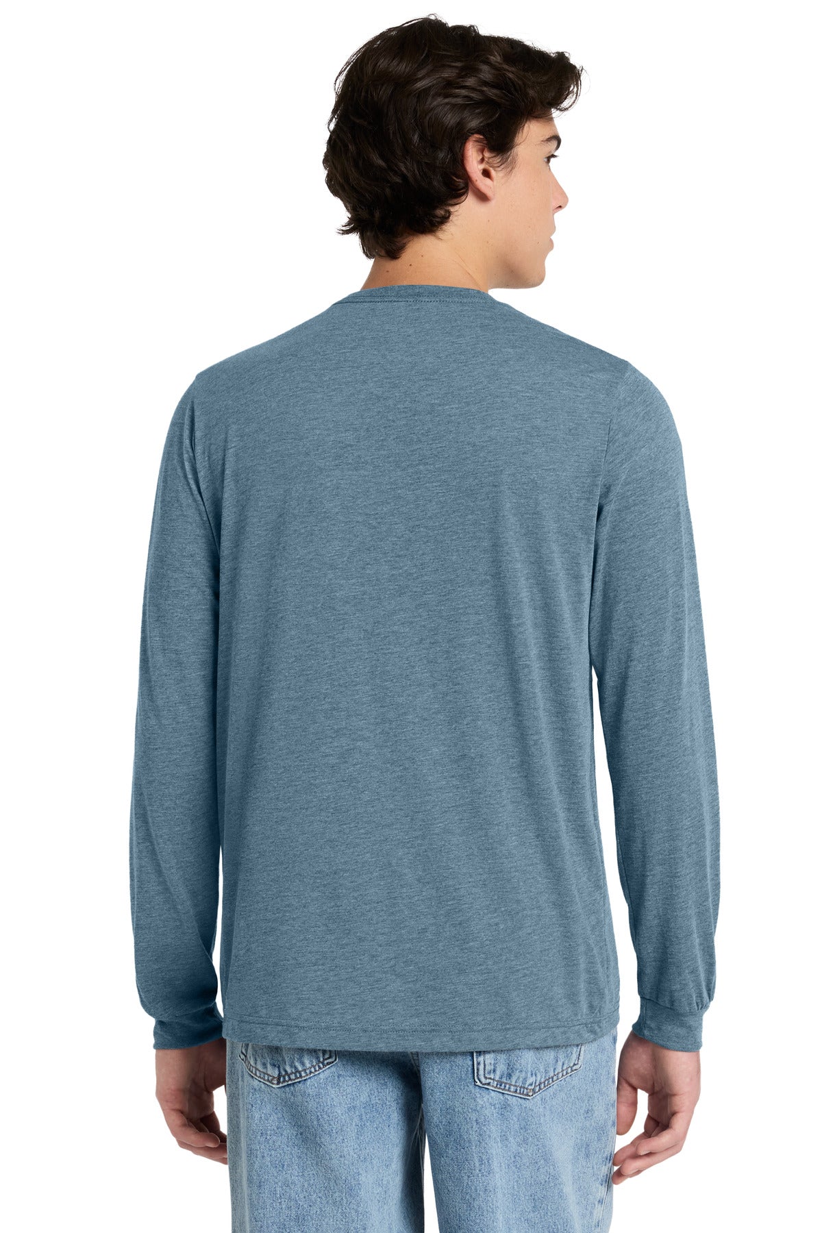 Custom Embroidered Bella + Canvas T-Shirts  in Denim Triblend