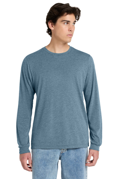 Custom Embroidered Bella + Canvas T-Shirts  in Denim Triblend