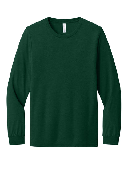 Custom Embroidered Bella + Canvas T-Shirts  in Emerald Triblend